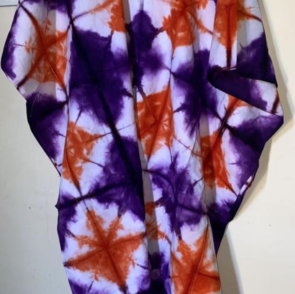 African Multicolored Boubou Dress Size standard
